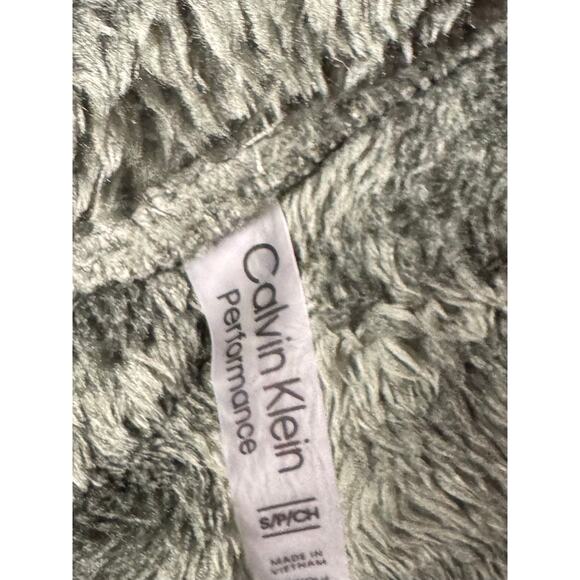 Calvin Klein Performance Women's Sherpa Vest NWT GREEN SIZE S - Picture 6 of 10